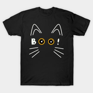 Boo! Halloween Cat T-Shirt